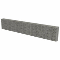 Gabion Wall with Covers Galvanised Steel 600x30x100 cm Kings Warehouse 