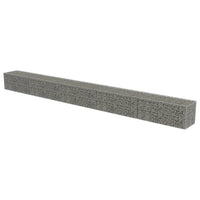 Gabion Wall with Covers Galvanised Steel 600x50x50 cm Kings Warehouse 