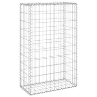 Gabion Wall with Covers Galvanised Steel 60x30x100 cm Garden Supplies Kings Warehouse 