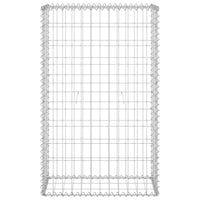 Gabion Wall with Covers Galvanised Steel 60x30x100 cm Garden Supplies Kings Warehouse 