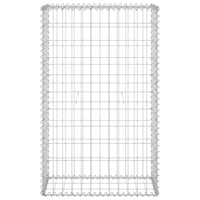 Gabion Wall with Covers Galvanised Steel 60x30x100 cm Garden Supplies Kings Warehouse 