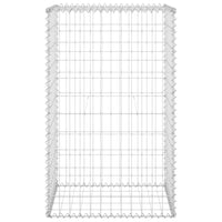 Gabion Wall with Covers Galvanised Steel 60x50x100 cm Garden Supplies Kings Warehouse 