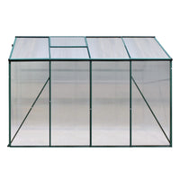 Garden Aluminum Greenhouse Green House Garden Shed Polycarbonate 2.52x1.9M Green Houses Kings Warehouse 