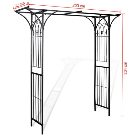 Garden Arch 200x52x204 cm Kings Warehouse 