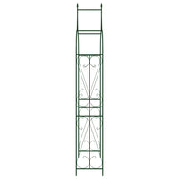 Garden Arch Dark Green 120x38x258 cm Iron Garden Supplies Kings Warehouse 