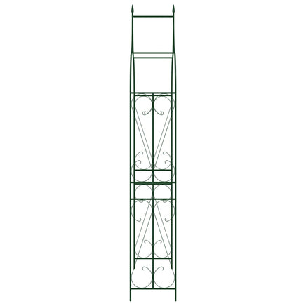 Garden Arch Dark Green 120x38x258 cm Iron Garden Supplies Kings Warehouse 