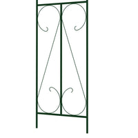 Garden Arch Dark Green 120x38x258 cm Iron Garden Supplies Kings Warehouse 