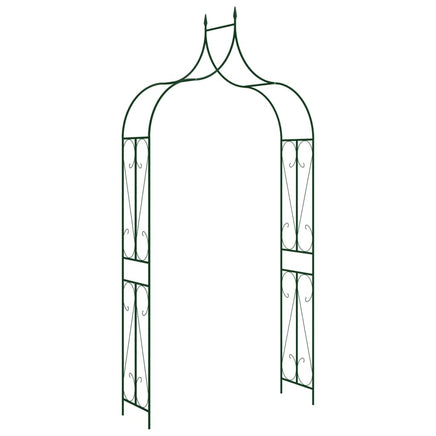 Garden Arch Dark Green 120x38x258 cm Iron Garden Supplies Kings Warehouse 