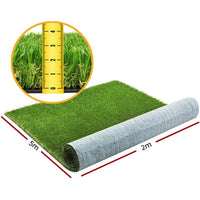 Garden Artificial Grass Synthetic 30mm 2mx5m 10sqm Fake Turf Plants Lawn 4-coloured Kings Warehouse 