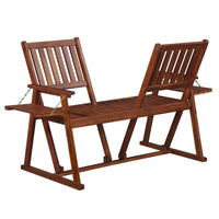 Garden Bench 165 cm Solid Acacia Wood Kings Warehouse 