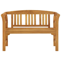 Garden Bench with Cushion 120 cm Solid Acacia Wood Kings Warehouse 