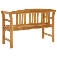 Garden Bench with Cushion 120 cm Solid Acacia Wood Kings Warehouse 