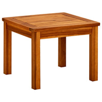Garden Coffee Table 45x45x36 cm Solid Acacia Wood Kings Warehouse 