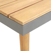 Garden Coffee Table 60x60x31.5 cm Solid Acacia Wood Kings Warehouse 