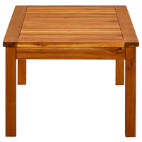 Garden Coffee Table 90x50x36 cm Solid Acacia Wood Kings Warehouse 