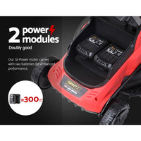 Garden Lawn Mower Cordless Lawnmower Electric Lithium Battery 40V Kings Warehouse 