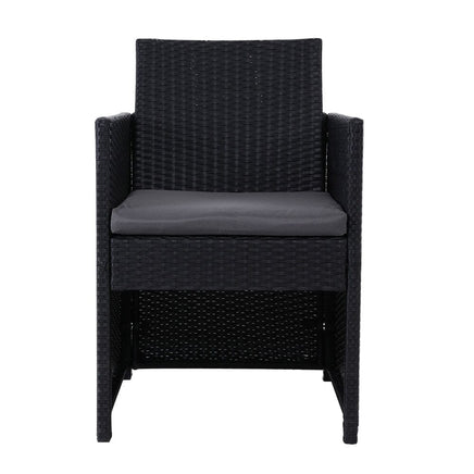 Garden Outdoor Chairs Dining Patio Furniture Lounge Setting Wicker Garden Kings Warehouse 