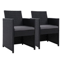 Garden Outdoor Chairs Dining Patio Furniture Lounge Setting Wicker Garden Kings Warehouse 