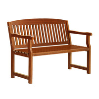 Garden Outdoor Garden Bench Seat Wooden Chair Patio Furniture Timber Lounge