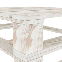 Garden Pallet Table White Wood Kings Warehouse 