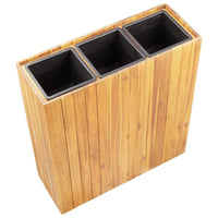 Garden Planter with 3 Pots Solid Acacia Wood Kings Warehouse 