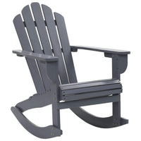 Garden Rocking Chair Wood Grey Kings Warehouse 