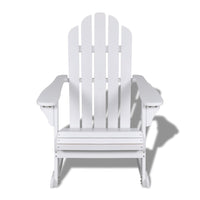 Garden Rocking Chair Wood White Kings Warehouse 