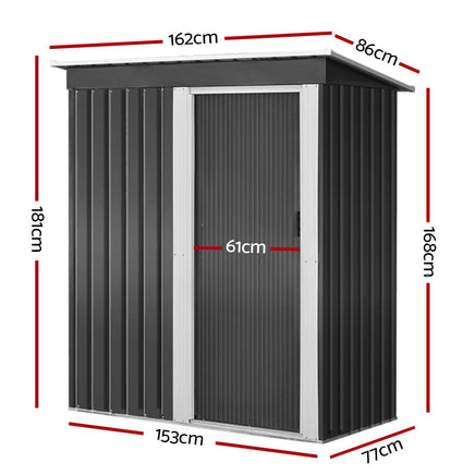 Garden Shed 1.64x0.86M Outdoor Storage Sheds Tool Workshop garden sheds Kings Warehouse 