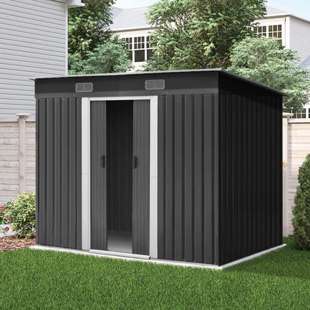 Garden Shed 2.38x1.31M Outdoor Storage Sheds Tool Workshop garden sheds Kings Warehouse 
