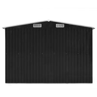 Garden Shed 257x580x181 cm Metal Anthracite garden sheds Kings Warehouse 