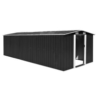 Garden Shed 257x580x181 cm Metal Anthracite garden sheds Kings Warehouse 