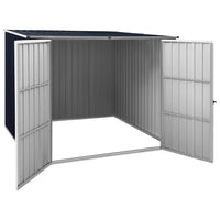 Garden Shed Anthracite 195x198x159 cm Galvanised Steel garden sheds Kings Warehouse 
