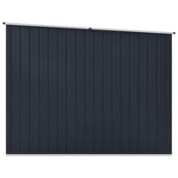 Garden Shed Anthracite 195x198x159 cm Galvanised Steel garden sheds Kings Warehouse 
