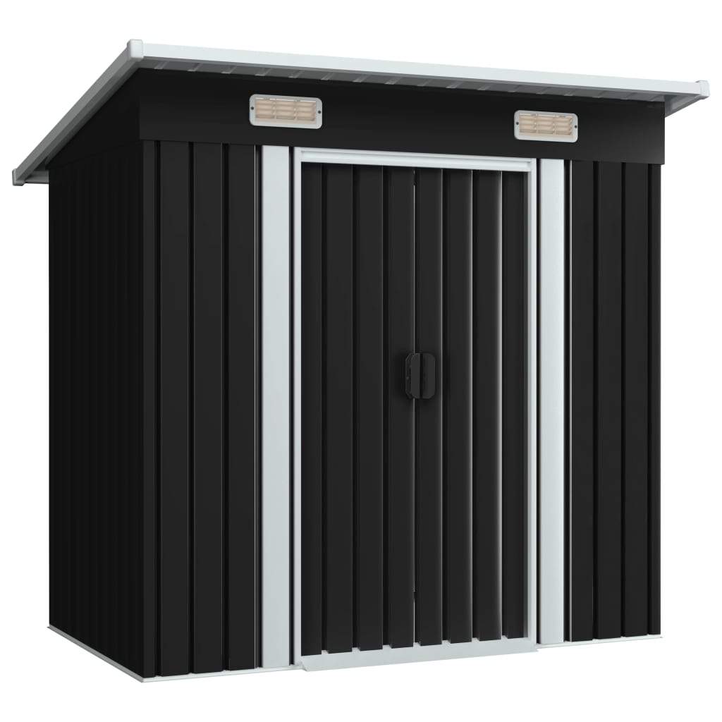 Garden Shed Anthracite Steel Kings Warehouse 