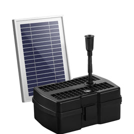 Garden Solar Pond Pump with Eco Filter Box Water Fountain Kit 4.6FT Kings Warehouse 