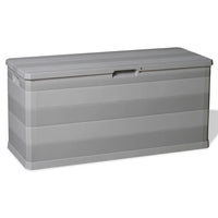 Garden Storage Box Grey 117x45x56 cm Kings Warehouse 