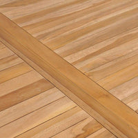 Garden Table 150x90x77 cm Solid Teak Wood Kings Warehouse 