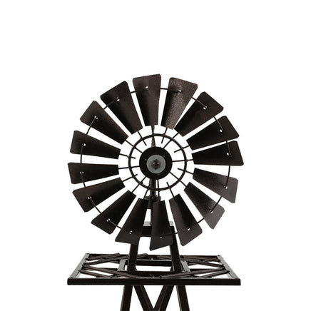 Garden Windmill 160cm Metal Ornaments Outdoor Decor Ornamental Wind Mill Decor Kings Warehouse 