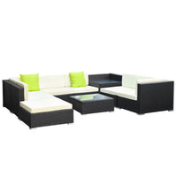 Gardeon 9PC Outdoor Furniture Sofa Set Wicker Garden Patio Pool Lounge Furniture > Outdoor Kings Warehouse 