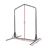 Gardeon Double Hammock Chair Stand Steel Frame 2 Person Outdoor Heavy Duty 200KG Outdoor Kings Warehouse 