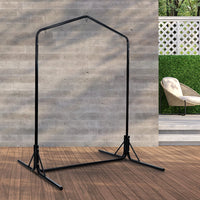 Gardeon Double Hammock Chair Stand Steel Frame 2 Person Outdoor Heavy Duty 200KG Outdoor Kings Warehouse 