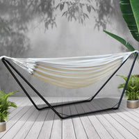 Gardeon Hammock Bed with Steel Frame Stand Gardeon Kings Warehouse 