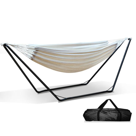 Gardeon Hammock Bed with Steel Frame Stand Gardeon Kings Warehouse 