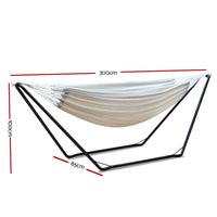 Gardeon Hammock Bed with Steel Frame Stand Gardeon Kings Warehouse 