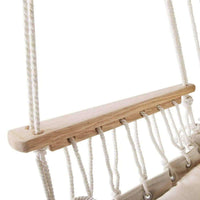 Gardeon Hammock Hanging Swing Chair - Cream Kings Warehouse 