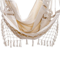 Gardeon Hammock Swing Chair - Cream Kings Warehouse 