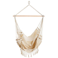 Gardeon Hammock Swing Chair - Cream Kings Warehouse 
