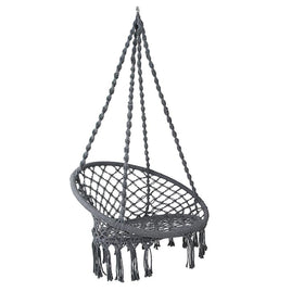 Gardeon Hammock Swing Chair - Grey Kings Warehouse 