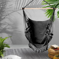 Gardeon Hammock Swing Chair - Grey Kings Warehouse 