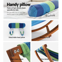 Gardeon Kids Hammock Chair Swing Bed Children with Pillow Kings Warehouse 